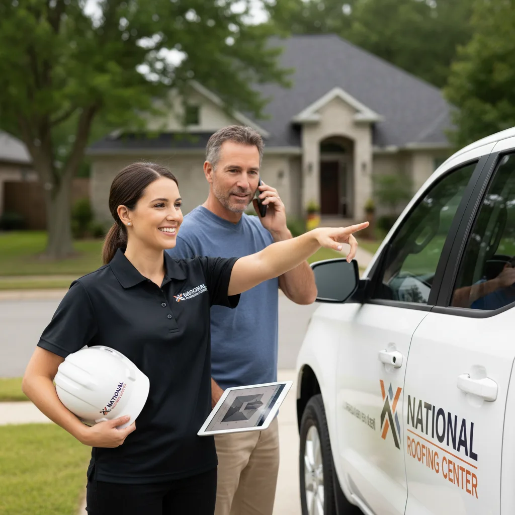 National Roofing Center customer support in Lampe
