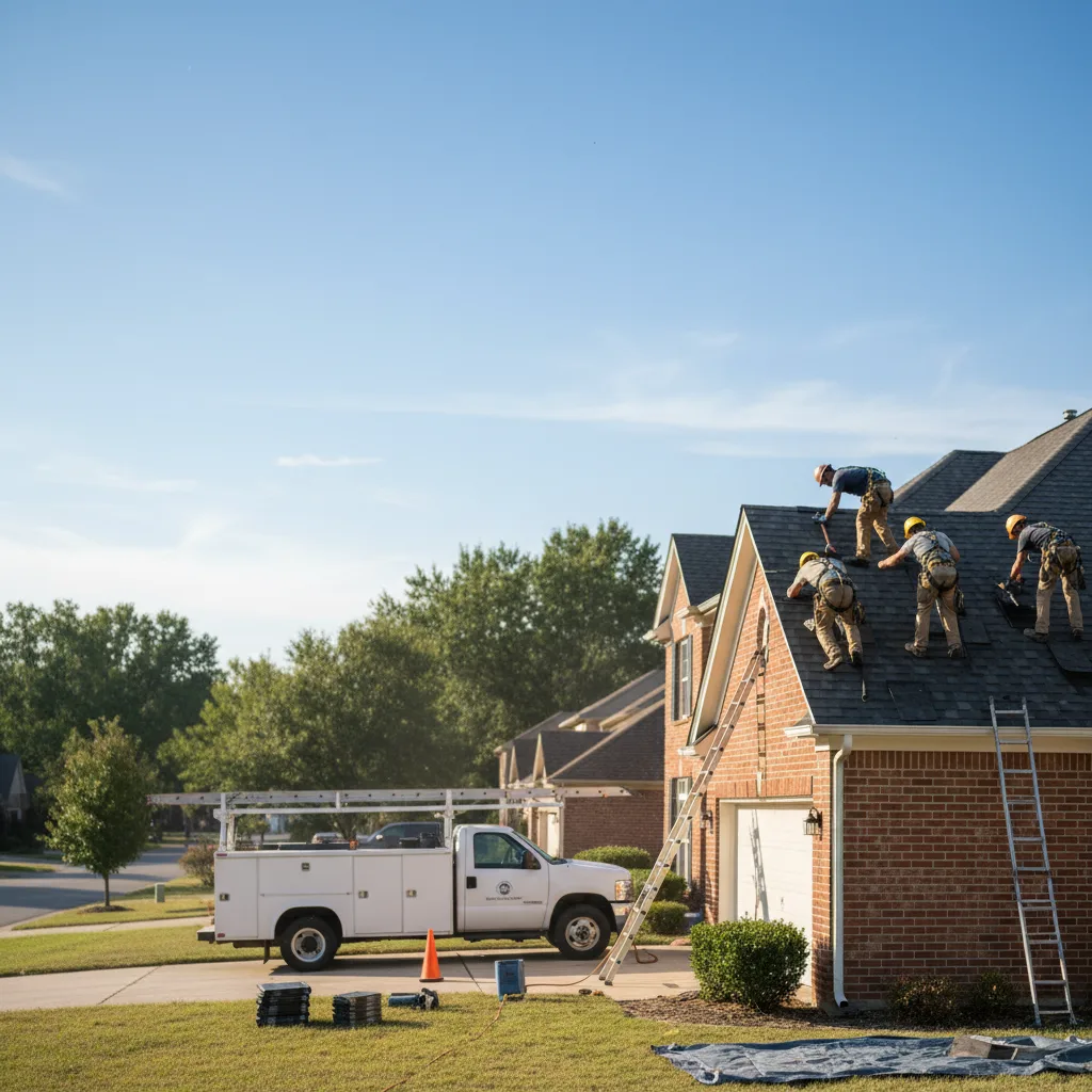Roof Repair in Lampe